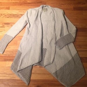 Lucky Brand drape Sweater Coat, XS